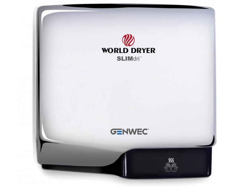 Slimdri hand dryer aluminium polished Slimdri hand dryer aluminium polished