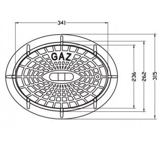 Straßenkasten für GAS-Ventile H310