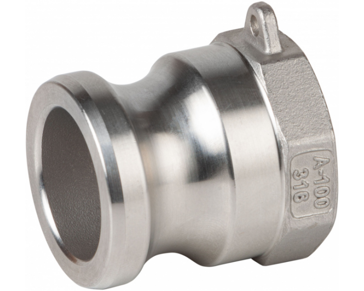 Fiting tip A: moški Camlock / hitra spojka -ženski navoj ISO 7-1 (EN 10226-1)