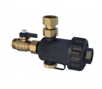 Magnetischer Schlammabscheider unter dem Kessel