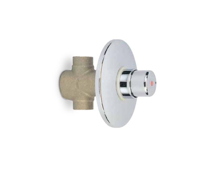 Push-button built-in shower tap Push-button built-in shower tap