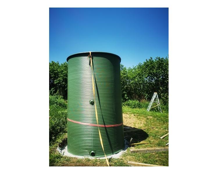 PE tank, cistern for water, rainwater, irrigation system - 6m3 - fi 1600 x 3000 mm PE tank, cistern for water, rainwater, irrigation system - 6m3 - fi 1600 x 3000 mm
