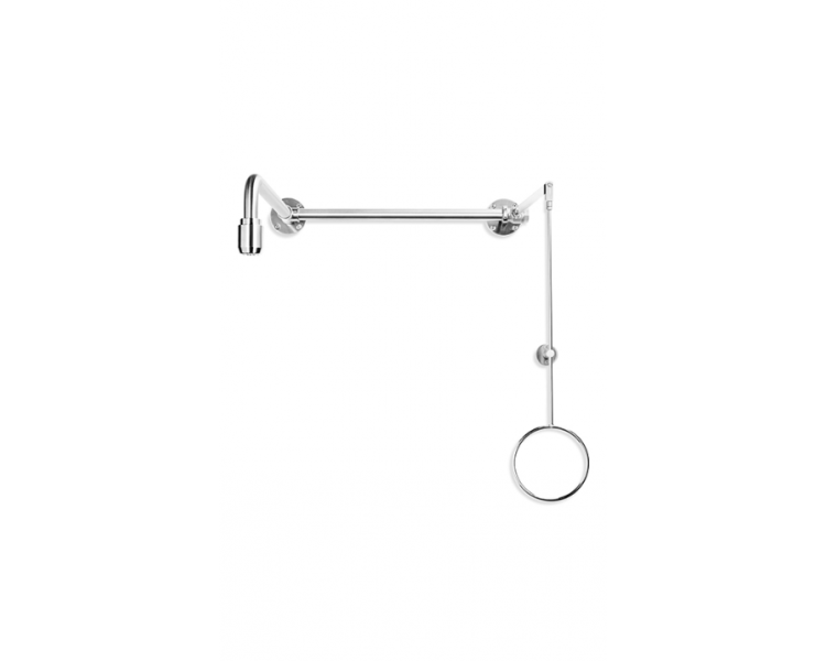 PremiumLine body safety shower, above door installation, exposed pipework