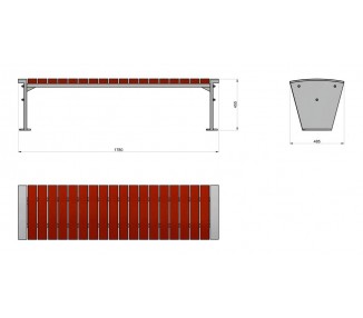 Park bench PKDA012