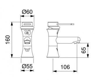 Basin single tap KIDS series