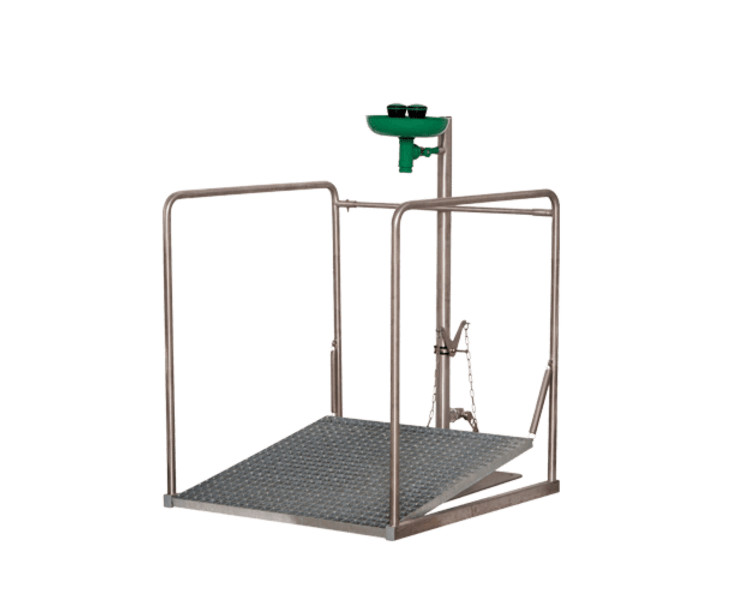 PremiumLine postaja z varnostnim tušem za oči