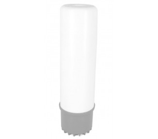 Filter cartridge for water filtration with activated coconut charcoal impregnated with silver against bacteria 10"