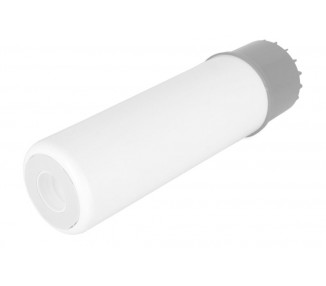 Filter cartridge for water filtration with activated coconut charcoal impregnated with silver against bacteria 10"